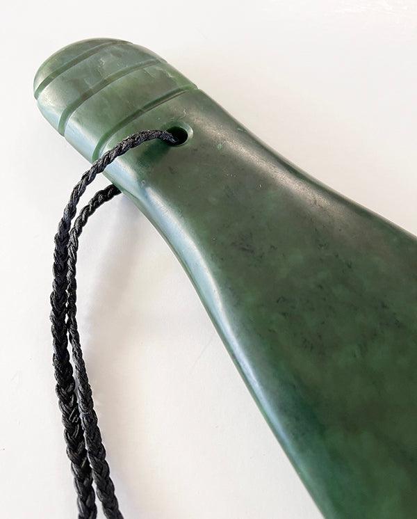 Large and Thick 37cm NZ Greenstone Mere - ShopNZ