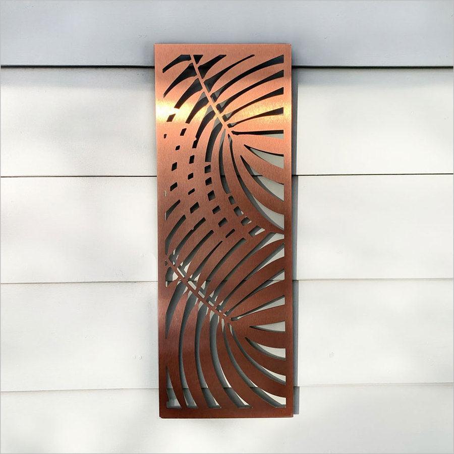 Large NZ Made Double Palm Frond Panel - ShopNZ