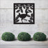 Large Square Pukeko Outdoor or Inside Art Panel - ShopNZ