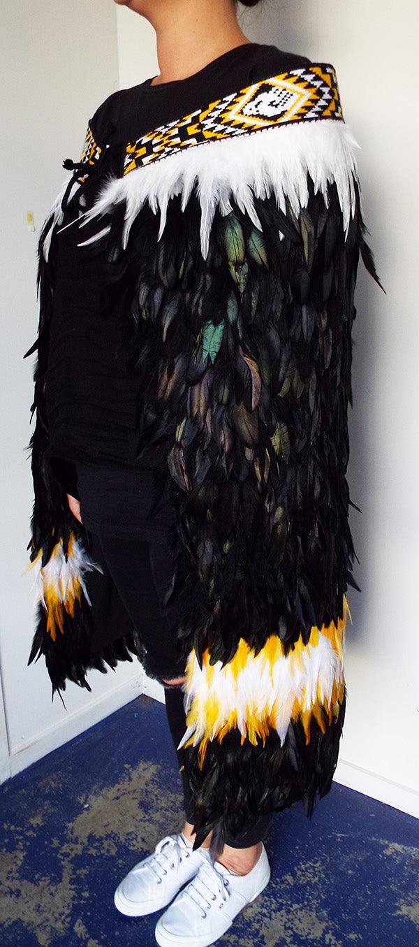 Maori Taranaki Feather Korowai - ShopNZ