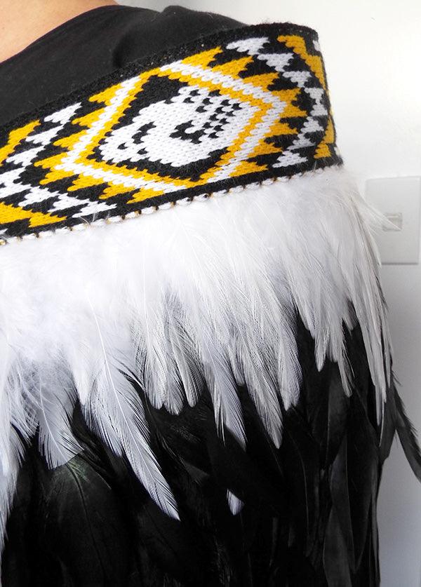 Maori Taranaki Feather Korowai - ShopNZ