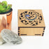 Maori Wood and Paua Shell Koru Trinket Box - ShopNZ