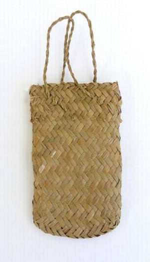 Long Mini Flax Kete Bag 7 x 12cm - ShopNZ