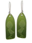 Stone Arrow Recycled Glass Fantail Earrings