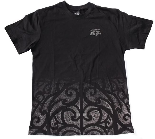 NZ Adult Tattoo Print Maori T-shirt - ShopNZ