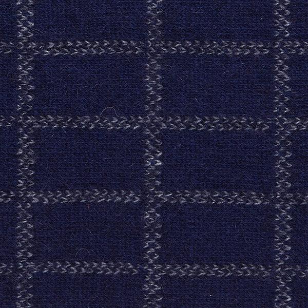 NZ Merino Possum Check Scarf with Leather Trim - ShopNZ