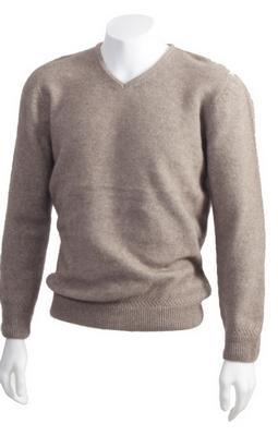 NZ Merino Possum Silk Mens V - neck Sweater - ShopNZ