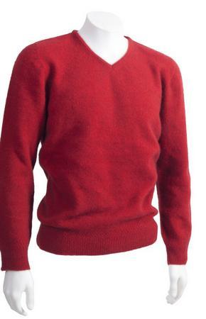 NZ Merino Possum Silk Mens V - neck Sweater - ShopNZ