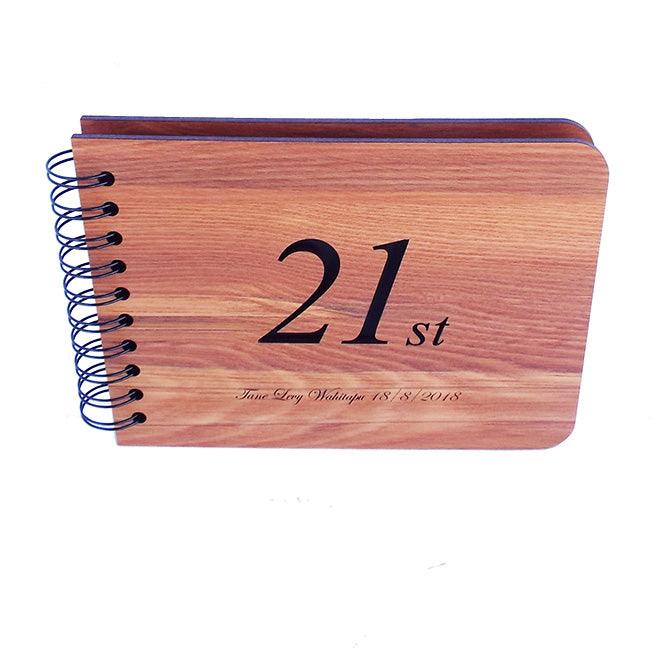 NZ Rimu 21st Birthday Photo Album Guest Book - ShopNZ