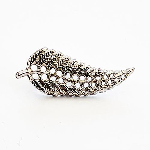 NZ Silver Fern Pinback Badge - ShopNZ