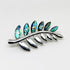 Pretty Paua Shell and Silver Fern Brooch - ShopNZ