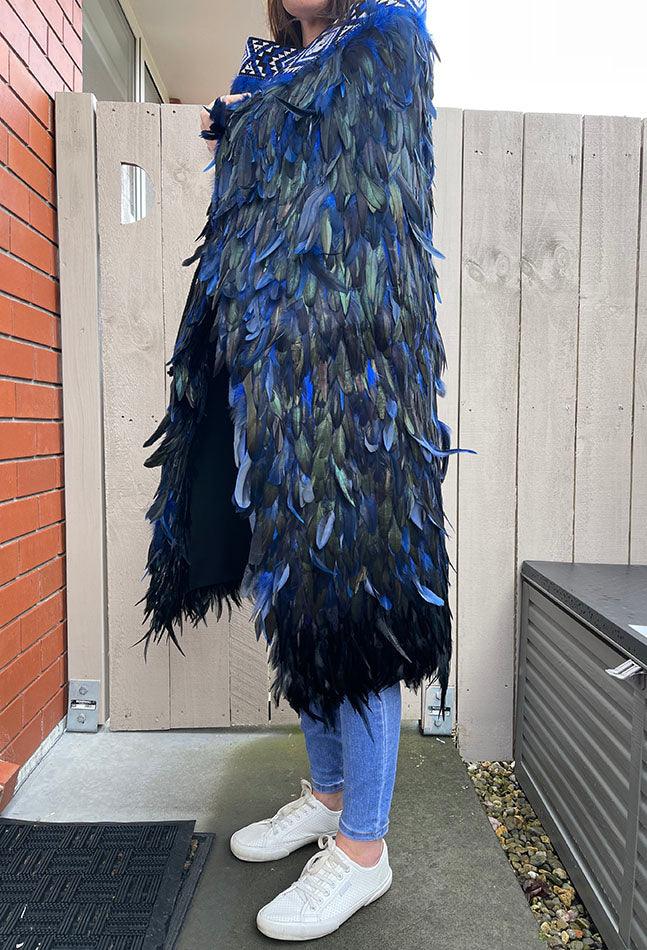 Regal Royal Blue Maori Korowai - ShopNZ
