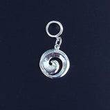 Sterling Silver Single Koru Charm or Earrings - ShopNZ