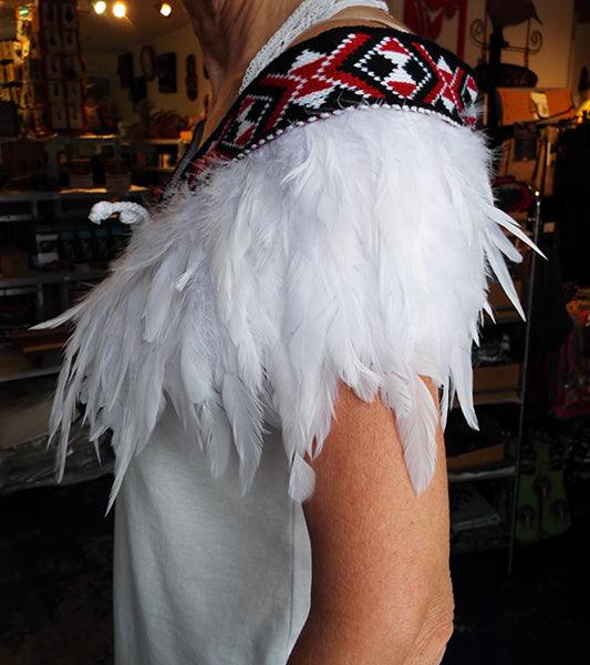 Short White Ceremonial or Wedding Korowai - ShopNZ