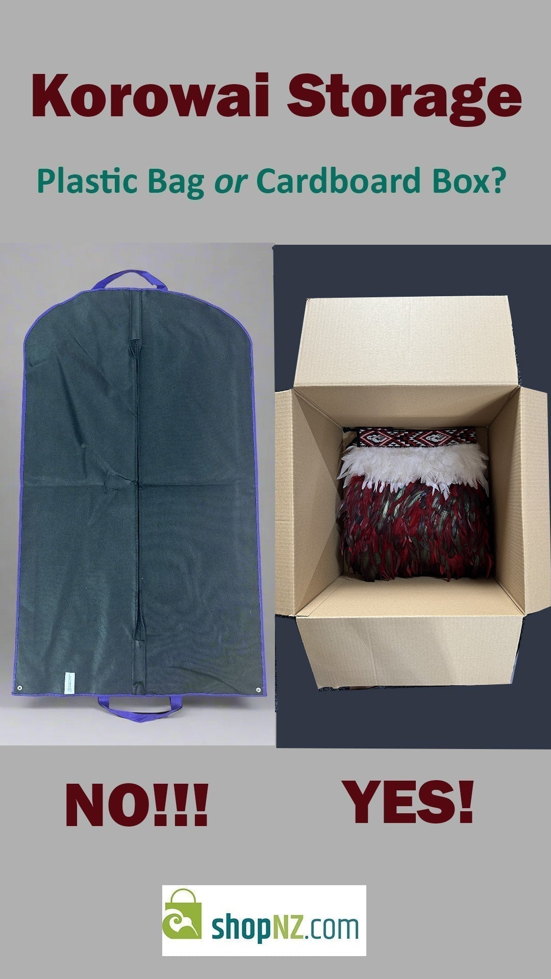 How to Store a Korowai - ShopNZ