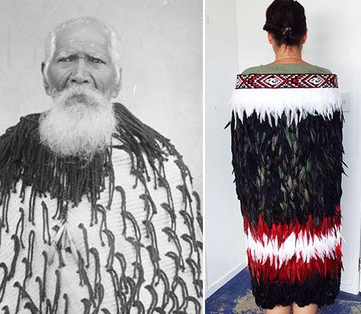 What is the difference between kakahu and korowai?