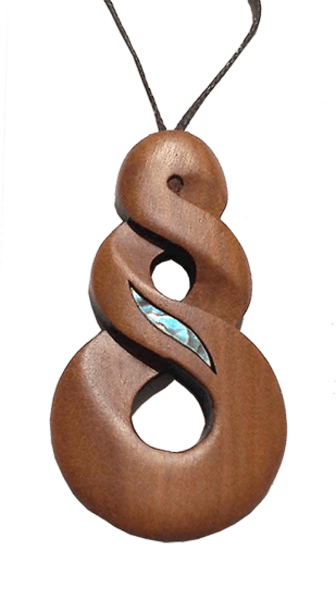 Maori Wood Carving Necklace - ShopNZ