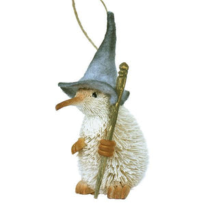 Fun Brush NZ Kiwi LOTR Style Wizard Christmas Ornament - ShopNZ