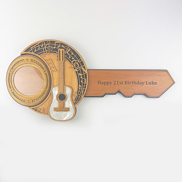 21st Birthday Key for Guitar Playing Musician - ShopNZ