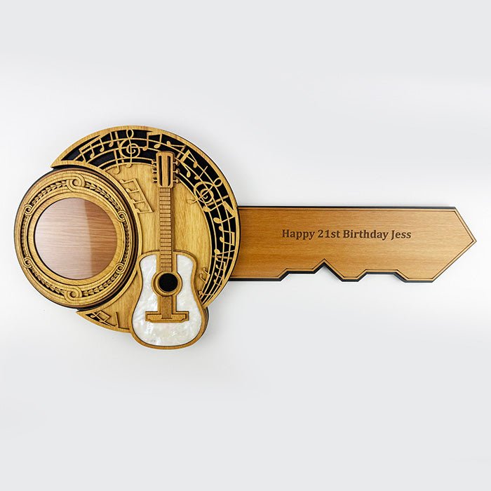 21st Birthday Key for Guitar Playing Musician - ShopNZ