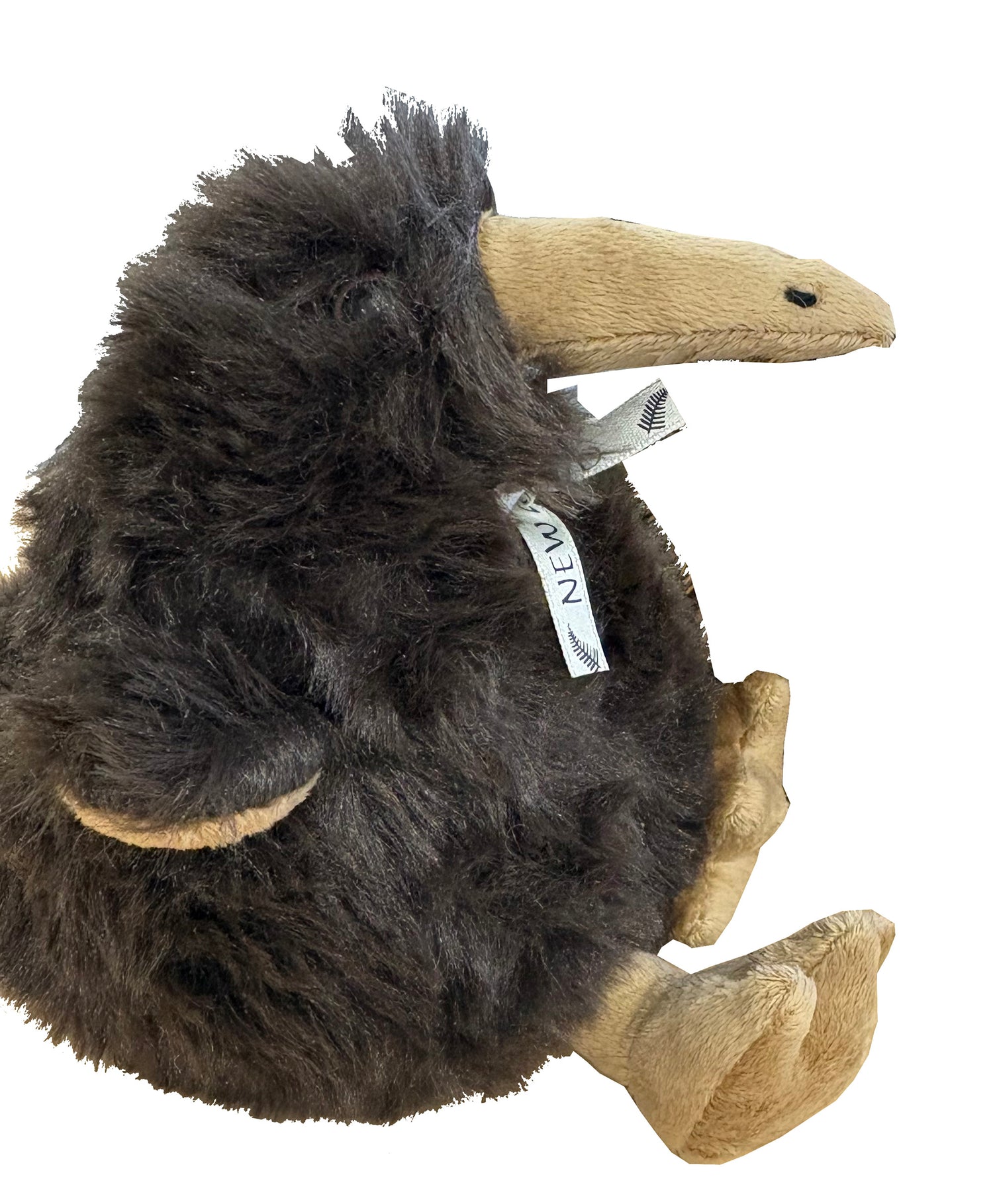 Dark Brown Super Soft Kiwi Bird Plush Toy