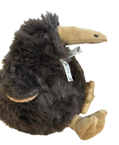 Dark Brown Super Soft Kiwi Bird Plush Toy