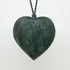 60mm Genuine NZ Greenstone Manawa Heart Necklace - ShopNZ