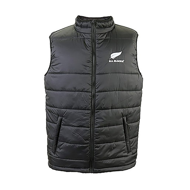 All Blacks Rugby Adult Puffer Vest Gilet sizes Small to 2XL
