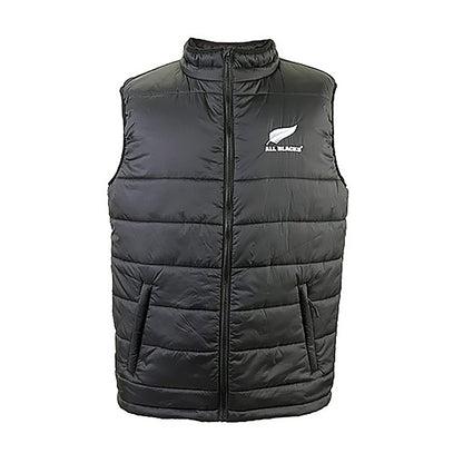 All Blacks Rugby Adult Puffer Vest Gilet sizes Small to 2XL