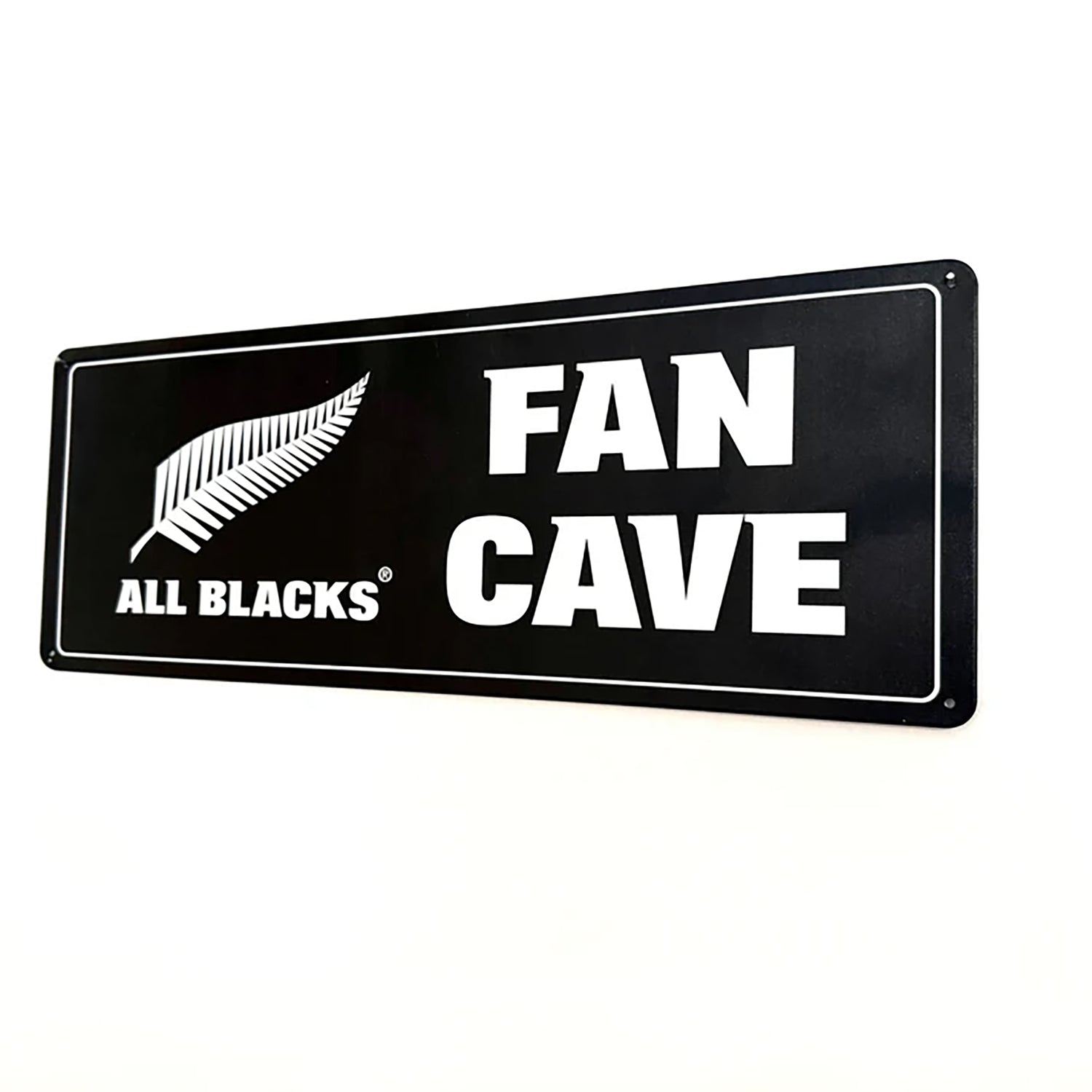 Fun All Blacks Rugby Fan Cave Tin Sign