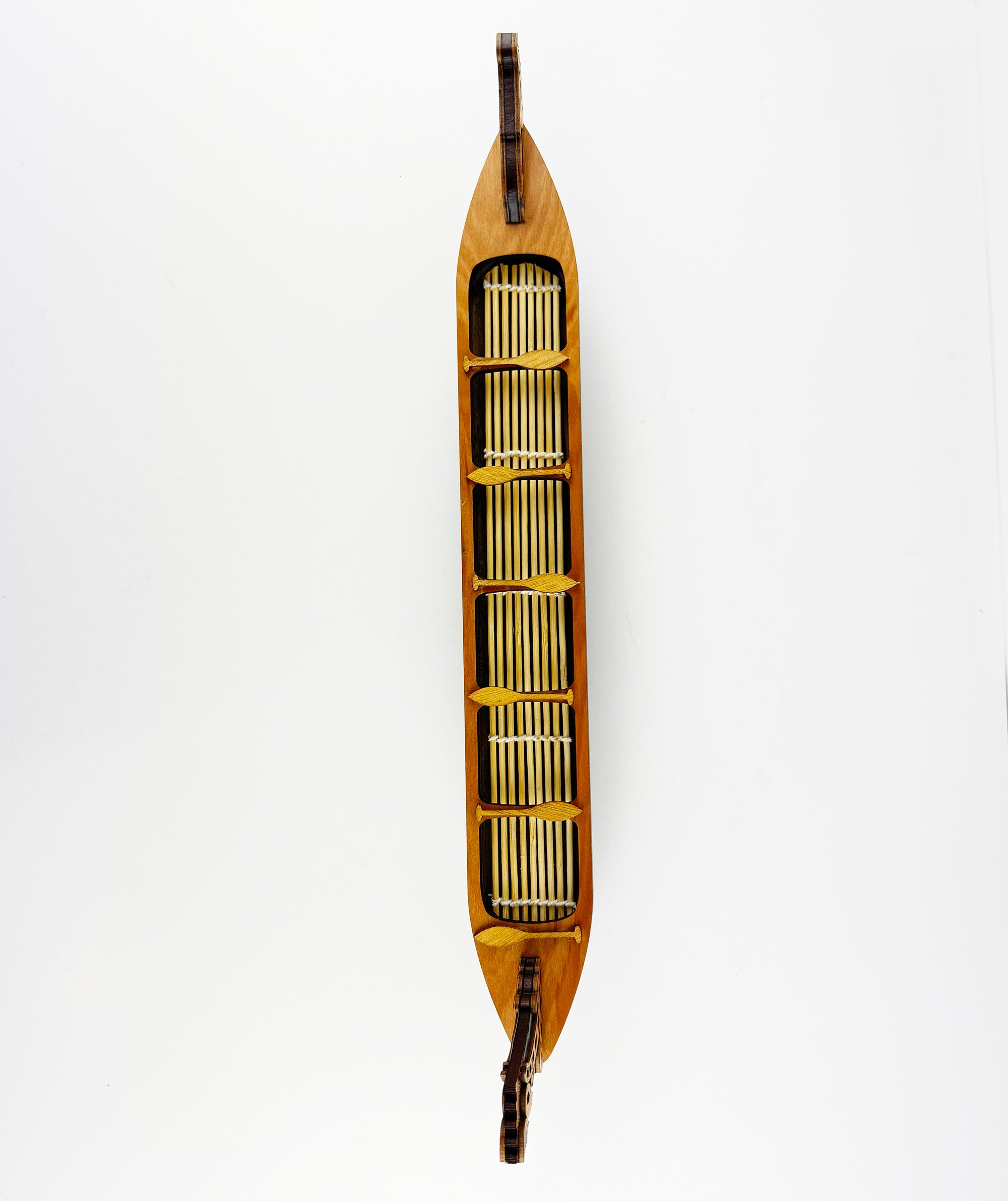 Medium Size NZ Māori Waka Taua War Canoe - Ornament and Trophy