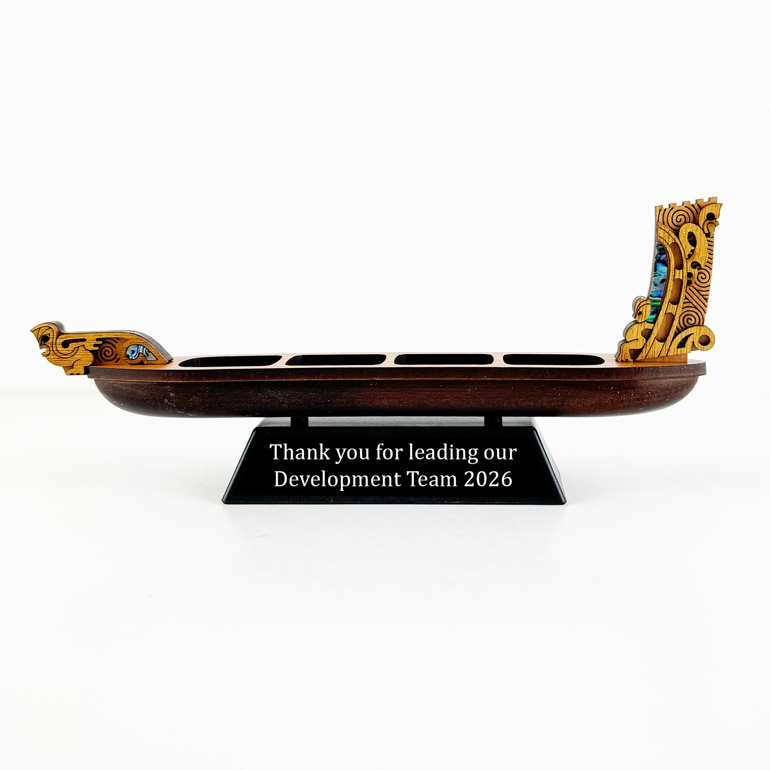 Small Māori Waka Taua War Canoe - Ornament or Trophy