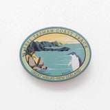 Abel Tasman Great Walk Korora Penguin Pinback Badge - ShopNZ