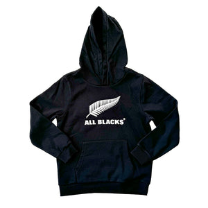 All Blacks Rugby Hoodie for Age 4 to 16 - Kids Teens Small Women