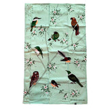 Lovely Mint Coloured NZ Birds Tea Towel