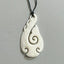 NZ Maori Large Bone Fish Hook Necklace