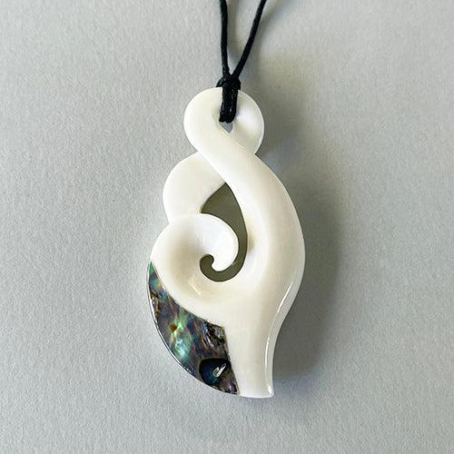 Green Jade Koru Drop Pendant Necklace New Zealand Maori Design Jewelry -  3JADE wholesale of jade carvings, jewelry, collectables, prayer beads