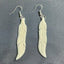 Maori Bone Feather Kapa Haka Earrings