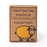Handcrafted Manuka Honey and Wool Felted Soap
