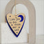 Dark Blue I Love You To The Moon And Back Xmas Ornament