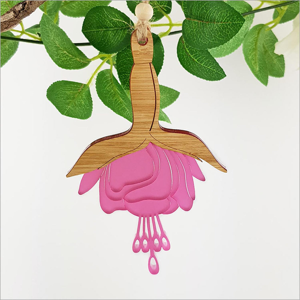 Beautiful NZ Fuchsia Flower Christmas Tree Decoration