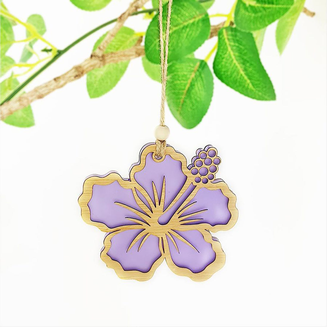 Pretty NZ Hibiscus Christmas Tree Decorations