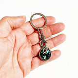 NZ Paua Shell Friendship or Love Twist Keychain - ShopNZ