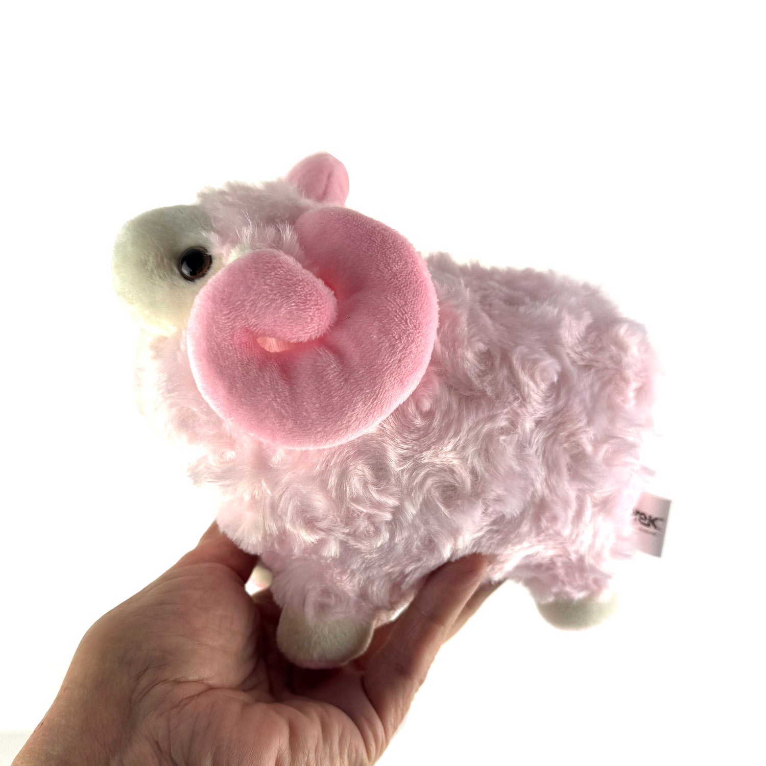 Cute Pink New Zealand Merino Sheep Toy
