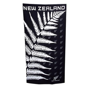 Soft NZ Silver Fern Beach Towel