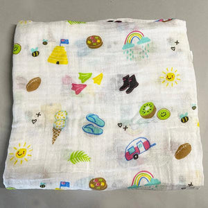 Cute and Useful Kiwiana Baby Muslin Wrap