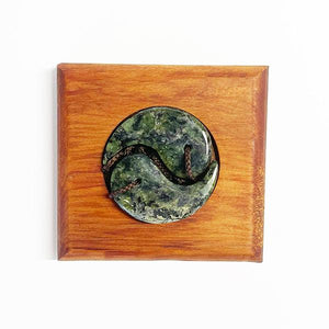 Serpentine Pounamu Greenstone Yin Yang Necklace in Rimu Box - ShopNZ