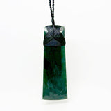 Whopper 12cm Genuine NZ Greenstone Toki Necklace - ShopNZ