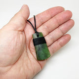 4.5cm Genuine Ngai Tahu Greenstone Toki Necklace - ShopNZ