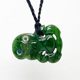 Greenstone Maori Tiki Necklace